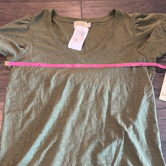 NWT Nation Ltd Darcie Flutter Sleeve Tee Sz L - Picture 6 of 8
